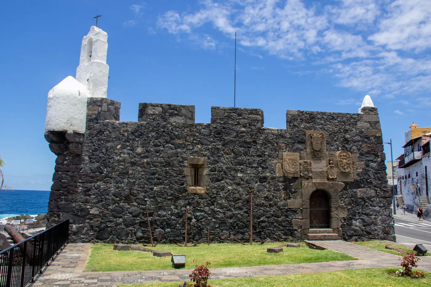 The Castillo de San Miguel on the lava shore at Garachico, Tenerife.