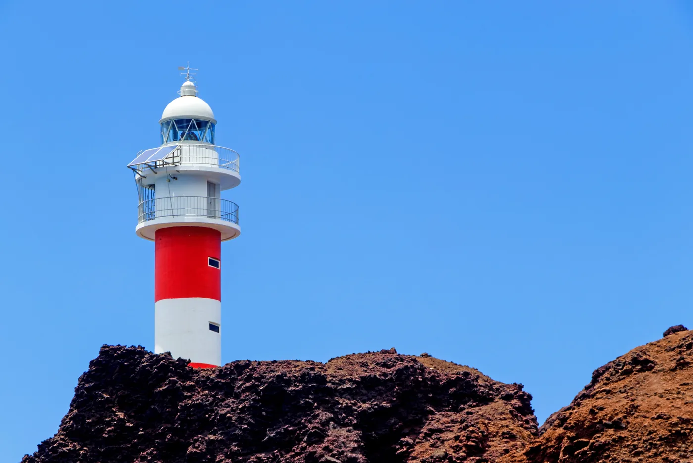 The old lighthouse of Punta de Teno at the end of the road, Tenerife.